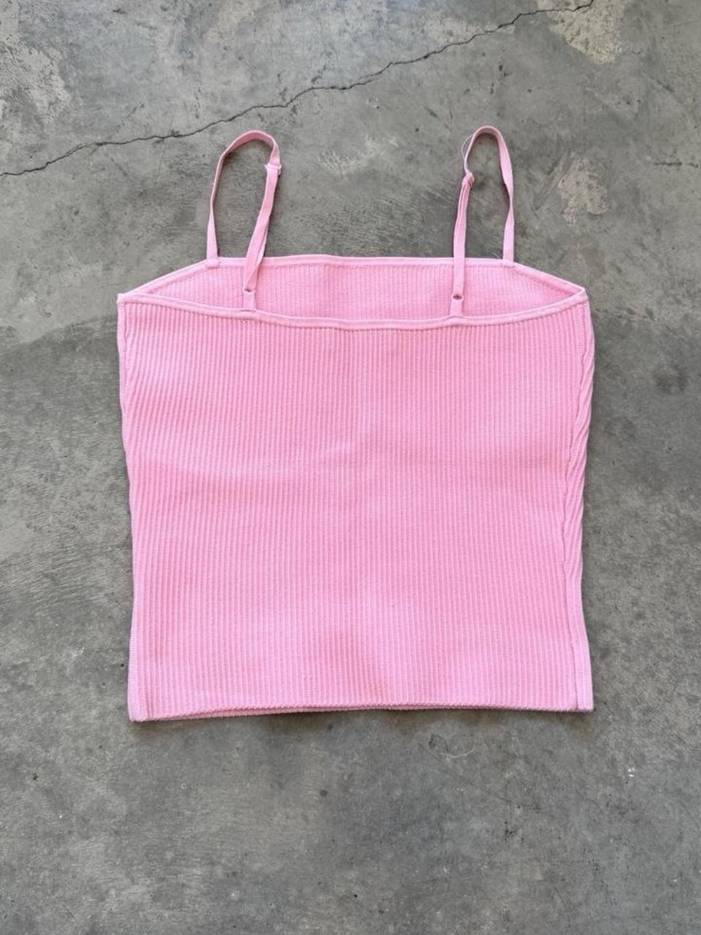 Babaton Pink Ribbed Camisole Tank - Picture 5 of 7